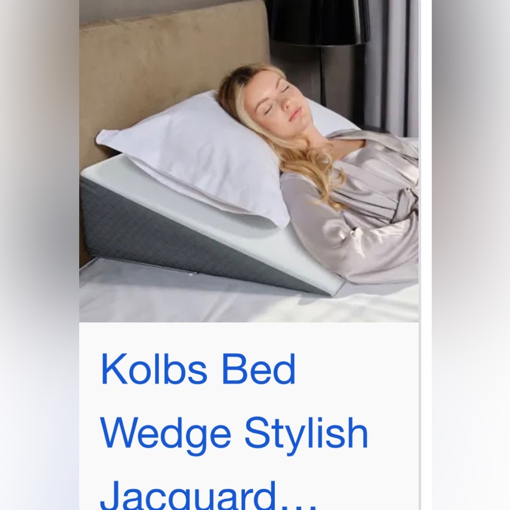 Bed Wedge  Kolbs Pillow - Gray